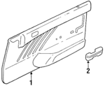 FOKY5423942CCG - Body: Door Trim Panel for Ford: Escort Image