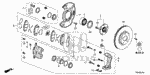 1463S9AA01 - Chassis: CALIPER SET, FR. for Honda Image
