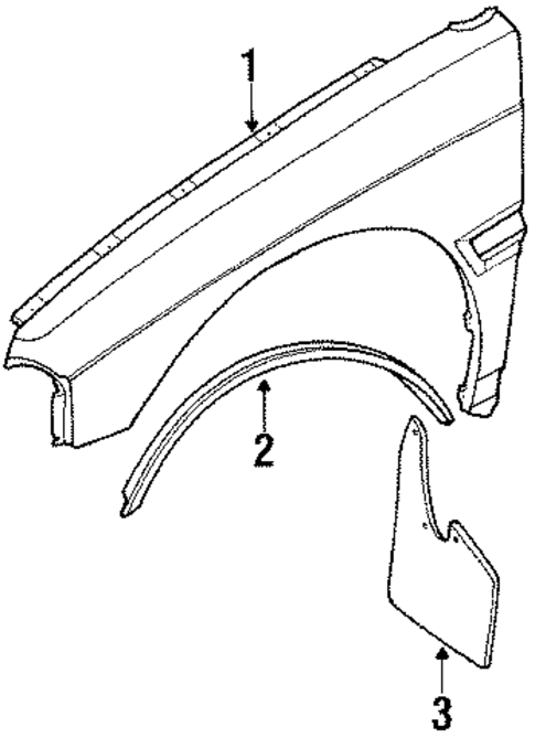 Fender & Components for 1991 Isuzu Pickup #0