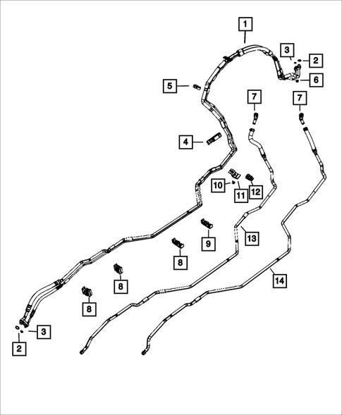 Air Conditioner and Heater Plumbing for 2026 Chrysler Pacifica #2
