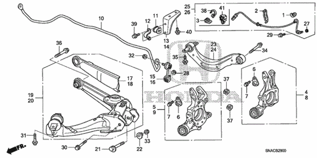 Rear Lower Arm for 2010 Honda Civic #0