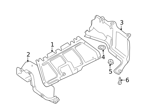 Splash Shields for 2000 Volkswagen Jetta #0
