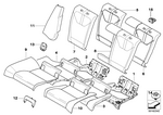52206970731 - Seats: Left Seat Foam Plastic Part for BMW Image