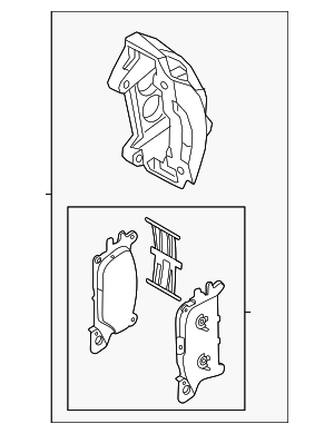 58190JIA00BRH - : Disc Brake Caliper for Hyundai Image