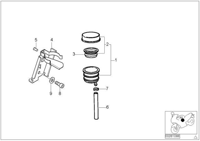 34312314082 - Brakes: Expansion Tank -  for BMW-Motorrad Image