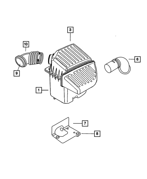 Air Cleaner for 2003 Chrysler PT Cruiser #0