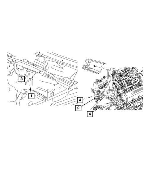 Wiring-Engine & Related Parts for 2007 Jeep Liberty #1