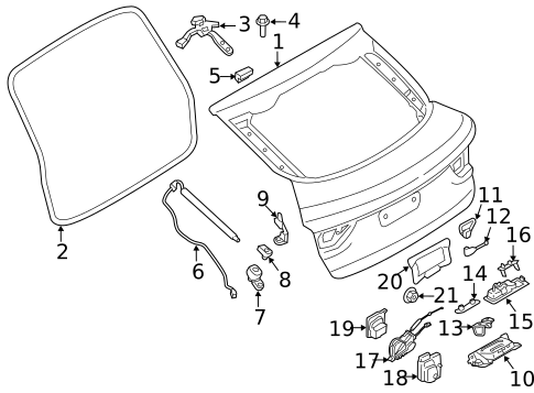 Liftgate for 2016 BMW X4 #0
