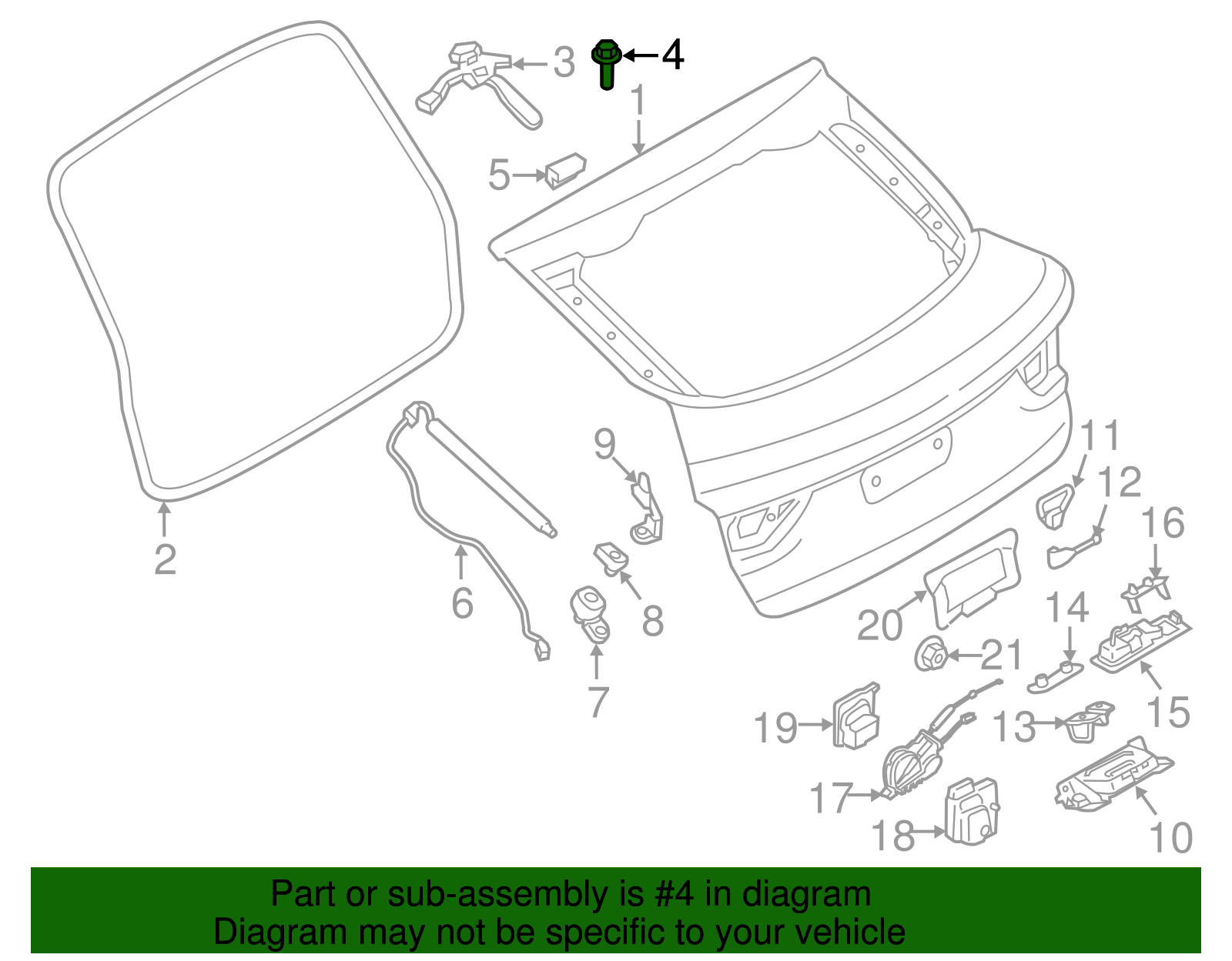 Hinge Bolt - BMW (71-60-6-759-754)
