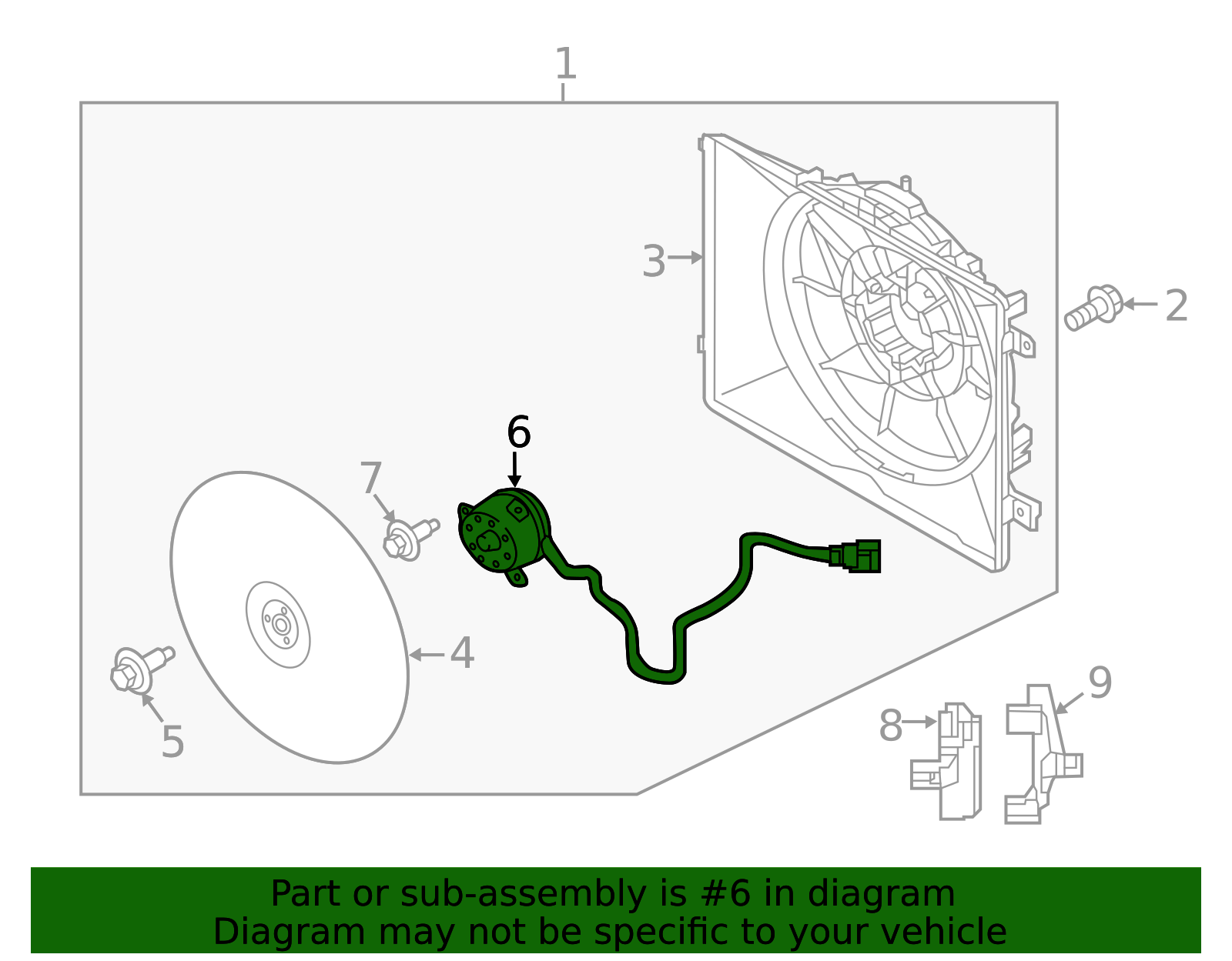 25386-3T280 - Fan Motor 2015-2017 Kia K900 | Kia.Parts Store