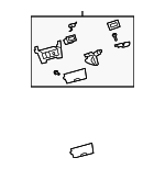 5544012100 - : Compartment Box for Toyota: Corolla Image