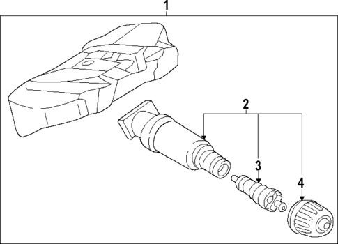 Tire Pressure Monitor Components for 2025 BMW i4 #0