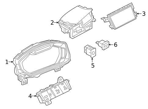 Instruments & Gauges for 2024 Audi A8 Quattro #0