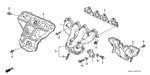 90103MZ5000 - Engine: BOLT, FLANGE (8X25) for Honda Image