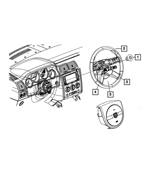 Steering Wheel for 2010 Dodge Challenger #0
