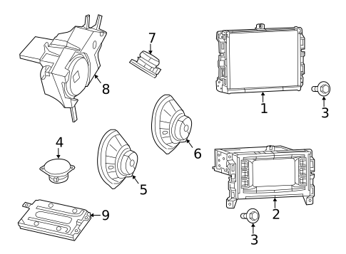 Antenna & Radio for 2015 Jeep Cherokee #1