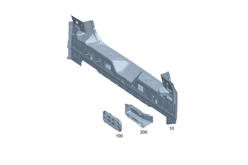 Rear End for 2024 Mercedes-Benz EQE AMG SUV #0