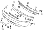 MB325299 - Body: Cover Retainer for Dodge: Colt Image