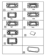 5091509AH - Electrical: Am/fm With Cd And Equalizer Radio for Mopar Image
