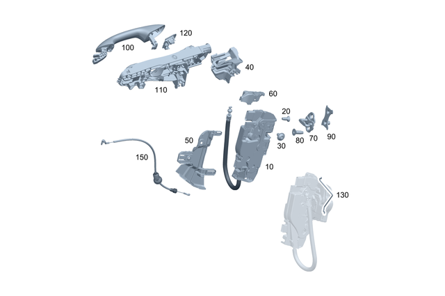 9908935 - Front Door: Csk. Pan Head Screw for Mercedes-Benz Image image
