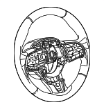 6VE05GTVAA - Steering: Steering Wheel for Chrysler: Pacifica, Voyager Image