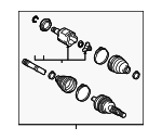 4234048030 - Driveline &amp; Axles: Axle Assembly for Toyota: Highlander Image