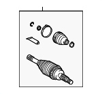 2004-2007 Toyota Highlander - Outer Joint