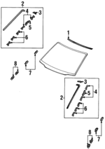 5862049360 - : Reveal Molding Clip for Isuzu Image