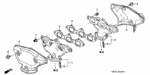 90015PT0J00 - Engine: BOLT-WASHER (8X14) for Honda Image