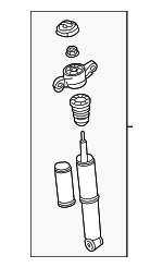 32346018 - Suspension: Shock for Volvo: S60, V60, V60 Cross Country Image
