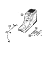 7UP191X9AA - Interior Trim: Center Console for Mopar Image image