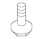 1244105207B - Body: Wheel Opening Molding Screw for Kia: Borrego, Forte, Forte Koup, Forte5, K4, K5, Niro, Niro EV, Optima, Rio, Sorento, Sportage, Telluride Image