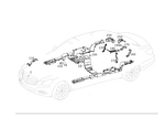 2128202069 - Electrical System: Cable Duct for Mercedes-Benz Image