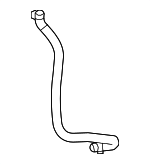 7C2Z3691C - Steering: Power Steering Suction Hose for Ford: E-150, E-150 Club Wagon, E-250, E-350 Club Wagon, E-350 Super Duty, E-450 Super Duty Image