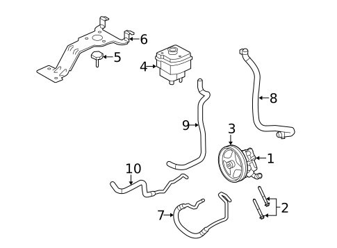 Pump & Hoses for 2021 Ford E-450 Super Duty #2