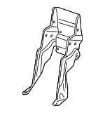 97055369100 - Body: Rear Support for Porsche: Panamera Image