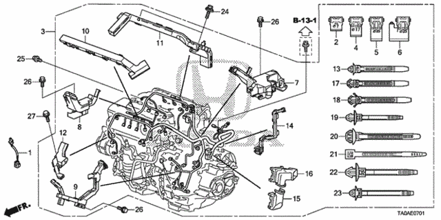 Engine Wire Harness (V6) for 2012 Honda Accord #0