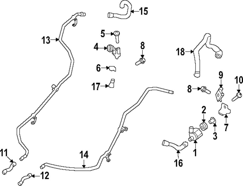 Bracket Bolt - Porsche (N-106-533-01)