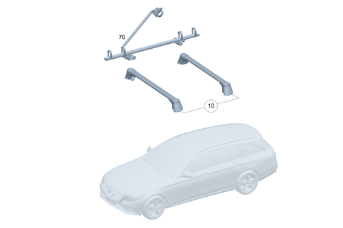 Roof Carrier Systems for 1984 Mercedes-Benz 300CD #0