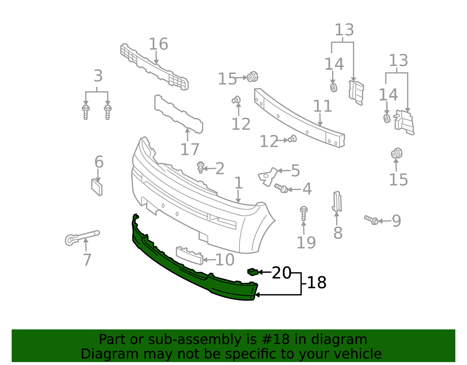 76851-52060-B0 - Spoiler 2004-2006 Scion xB | Toyota Parts Space