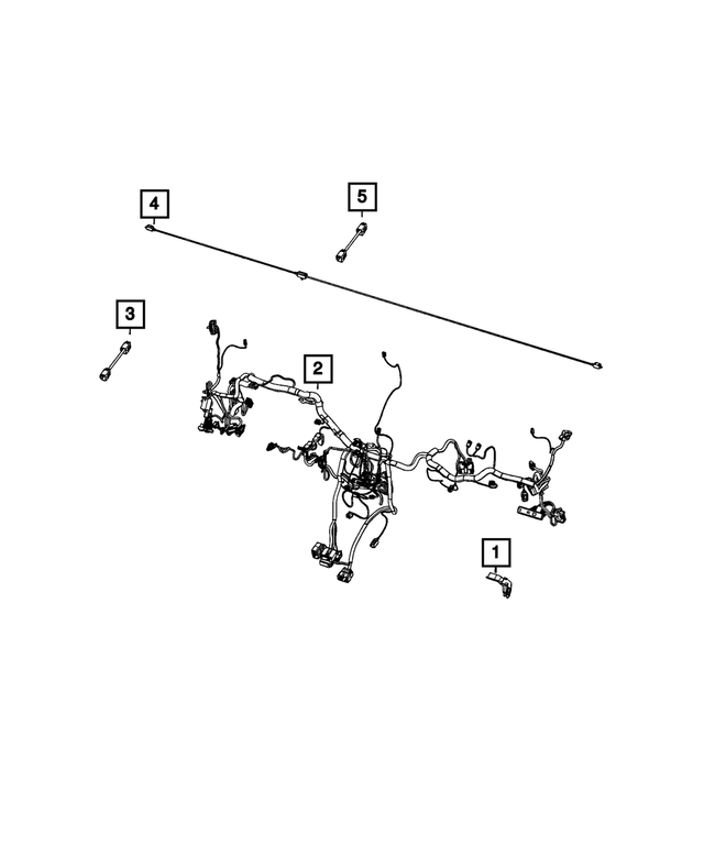 68251805AA - Electrical: Jumper Wiring for Mopar Image