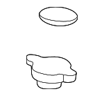 19045PAAA01 - Cooling System: Radiator Cap for Acura: CL, Integra, Legend, MDX, RL, RSX, TL, TSX Image