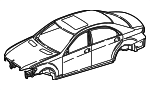2216001305 - Body: Body Assembly for Mercedes-Benz Image