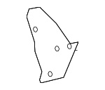 5098534AA - Fuel System: Fuel Tank Upper Bracket for Chrysler: Crossfire Image