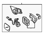 76250SEPA12ZJ - : Mirror Assembly for Acura Image