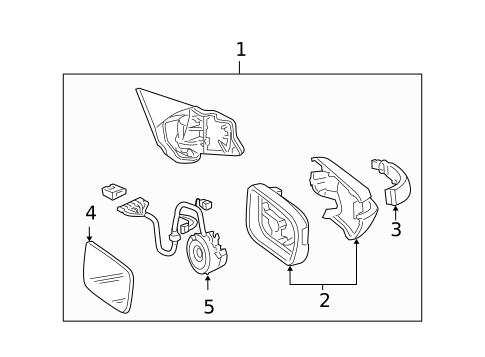 Outside Mirrors for 2008 Acura TL #0