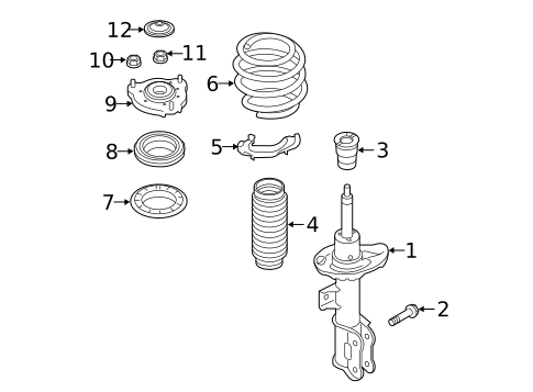 Struts & Components for 2017 Hyundai Sonata #0