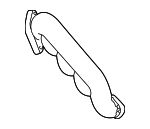 5W4Z9430AA - Exhaust: Manifold for Ford: Thunderbird | Lincoln: LS Image