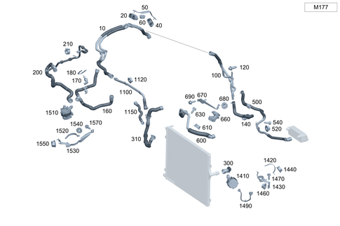 Low-Temperature Cooling Circuit for 2025 Mercedes-Benz AMG&reg; GT 55 #0