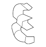 26121093A - Cooling System: Overflow Hose Holder for Audi: A7 Quattro, allroad, S5 Image